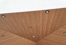 Instalación de luminarias en restaurantes